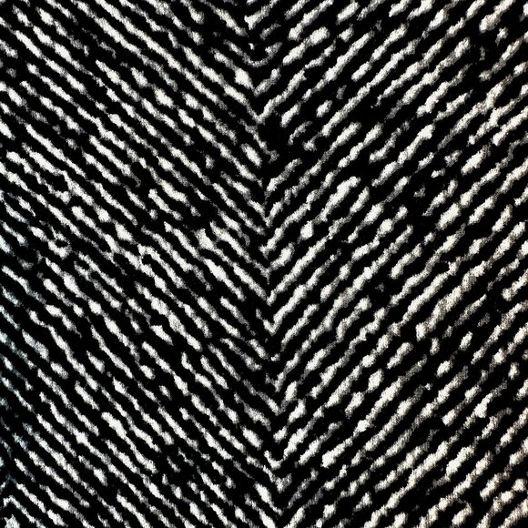 J. Jill Wearever Petite M A-Line Knit Dress Black White Quiet Luxury Minimalist - Picture 4 of 7